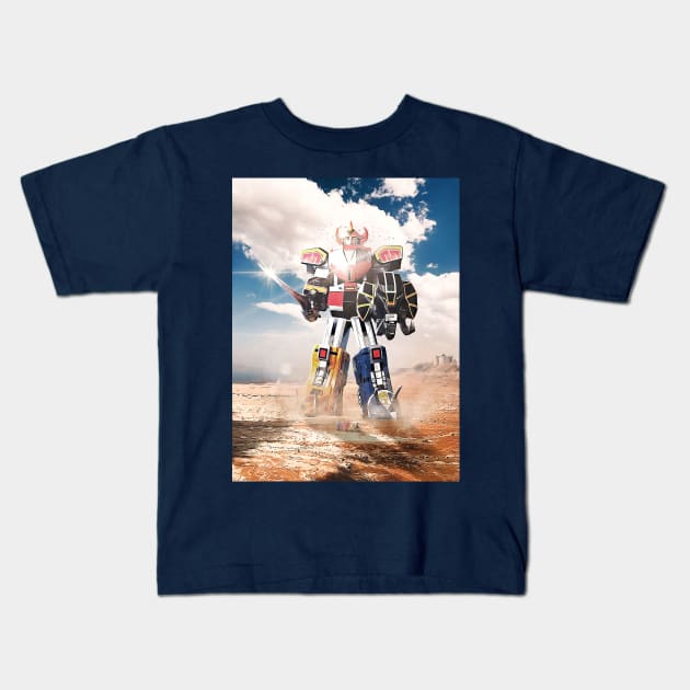 Mega Zord Kids T-Shirt by creativespero